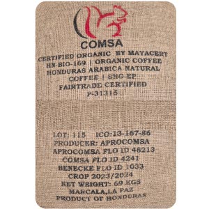 Café arabica bio équitable HONDURAS MARCALA