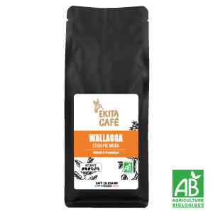 Café bio en grains Ethiopie Moka Wallaga