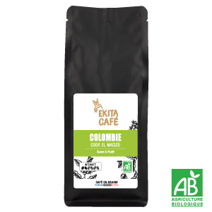 Caf bio en grains Colombie